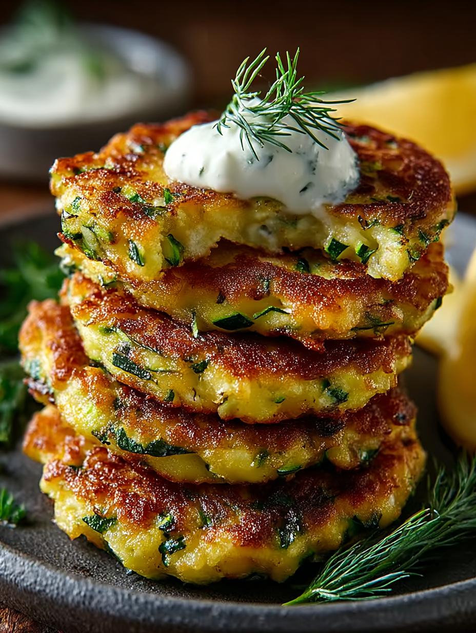 Zucchini Fritters: 5 Crispy, Golden Bites to Savor 6 Zucchini Fritters: 5 Crispy, Golden Bites to Savor - Zucchini Fritters - additional detail