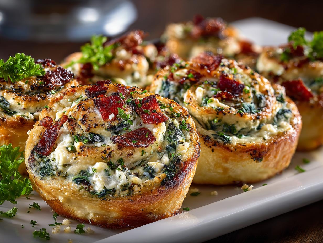 #comment 1821: 7 Irresistible Spinach Dip Pinwheels - #comment 1821 - main visual representation
