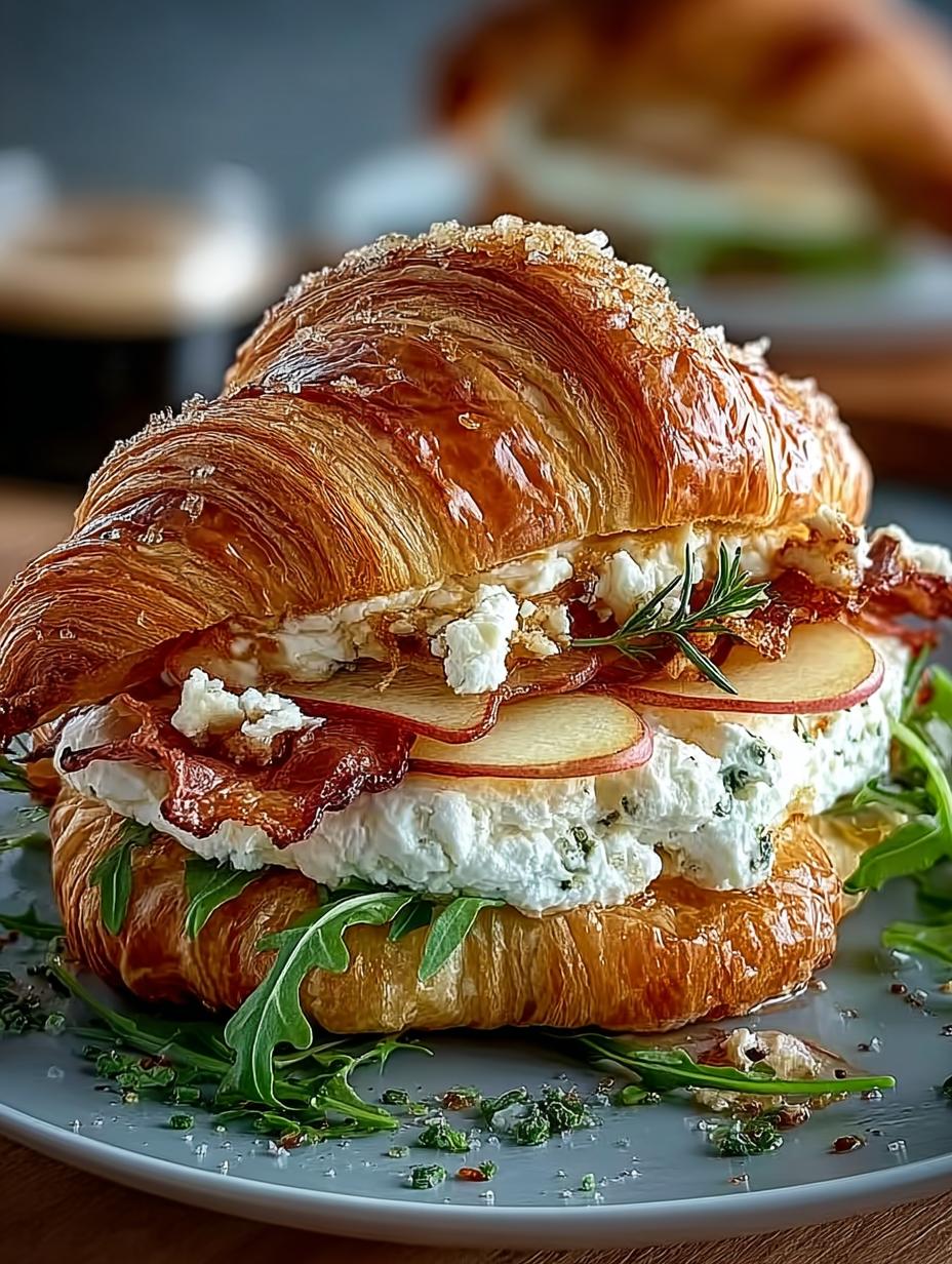 Apple Goat Cheese Croissant