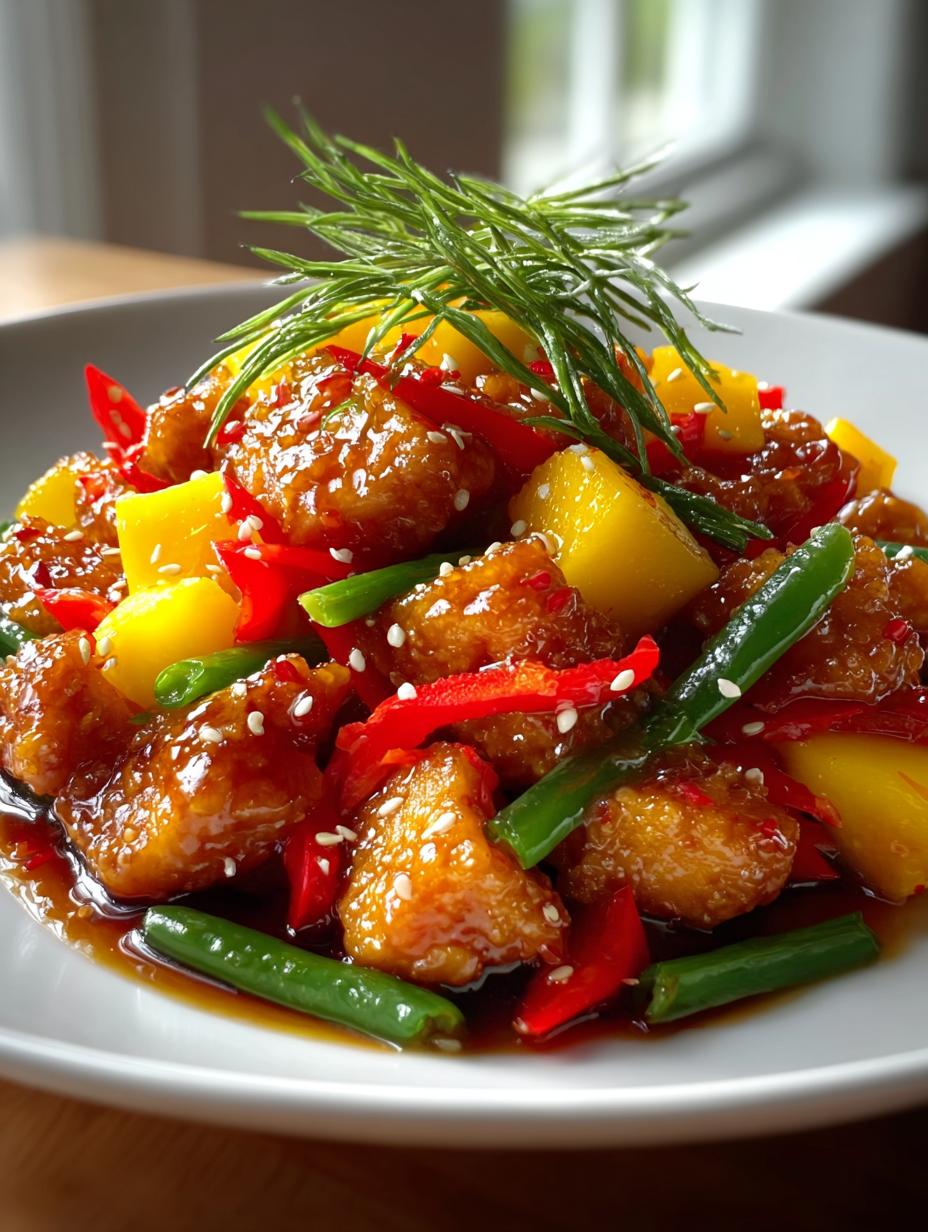 Asian Mango Chicken Sweet