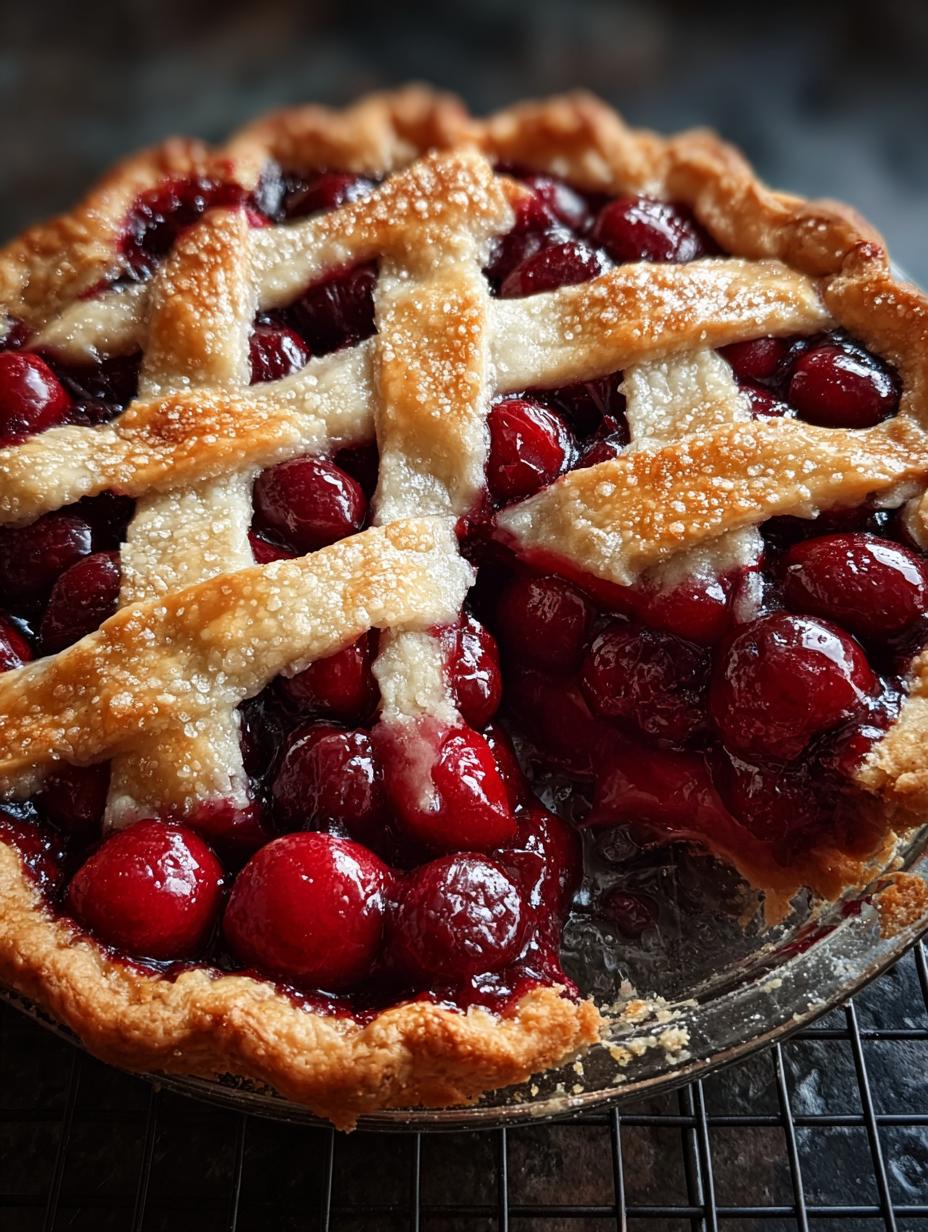 Baked Fresh Cherry Pie: 7 Steps to Deliciousness 5 Baked Fresh Cherry Pie: 7 Steps to Deliciousness - Baked Fresh Cherry Pie - main visual representation