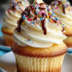 Banana Milkshake Cupcakes