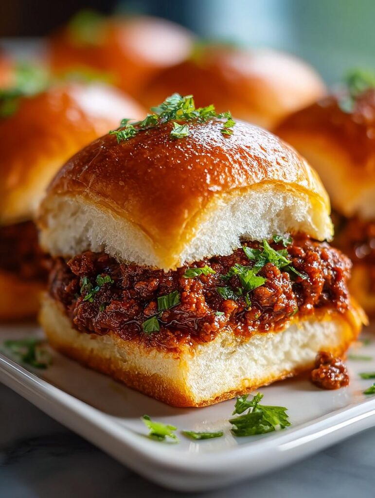 Home 8 Beef Sloppy Joe Sliders
