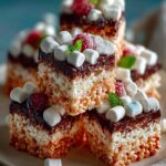 Berry Marshmallow Crispy Treats