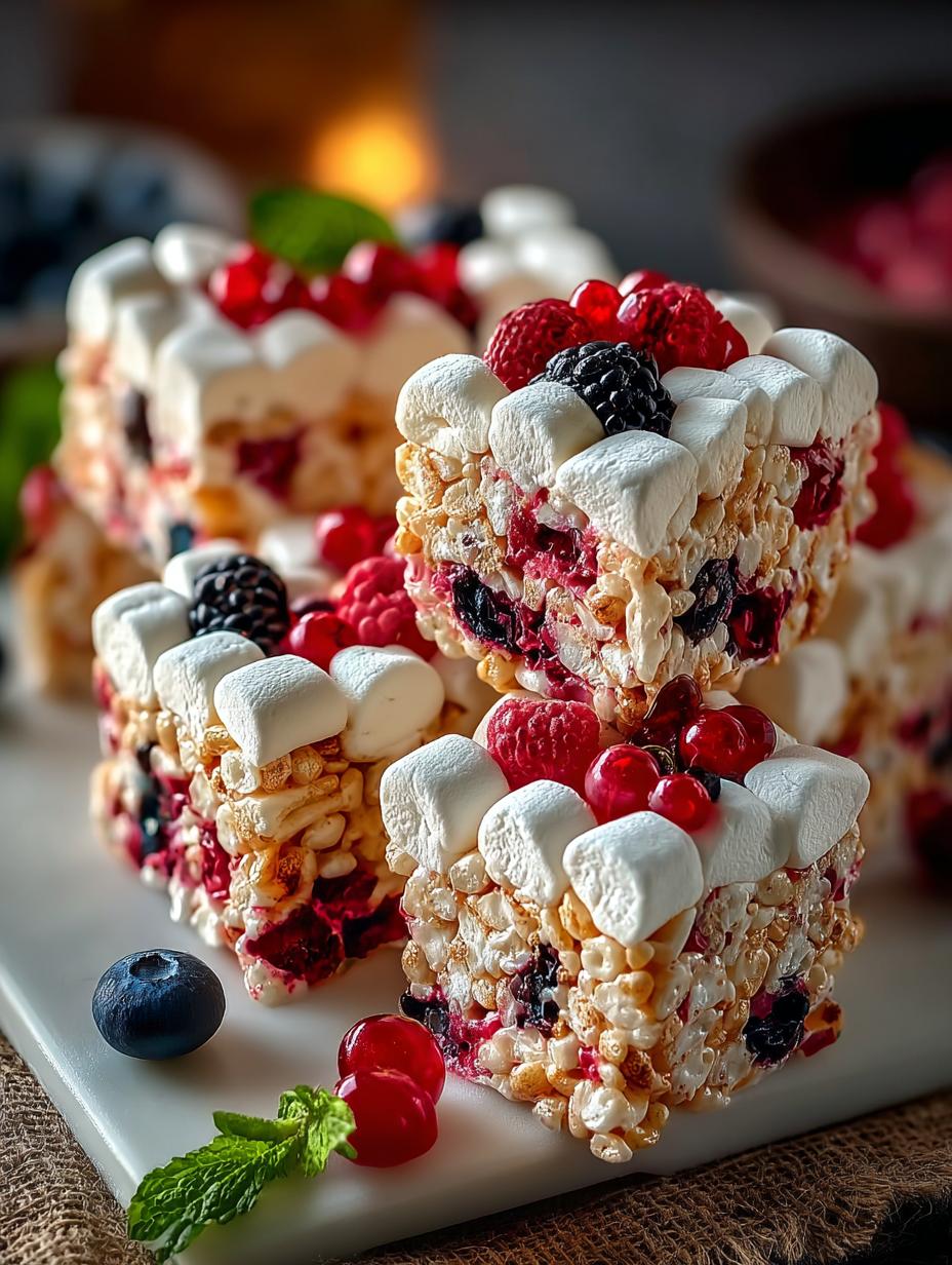 Berry Marshmallow Crispy Treats: 7 Sweet Delights 6 Berry Marshmallow Crispy Treats: 7 Sweet Delights - Berry Marshmallow Crispy Treats - additional detail