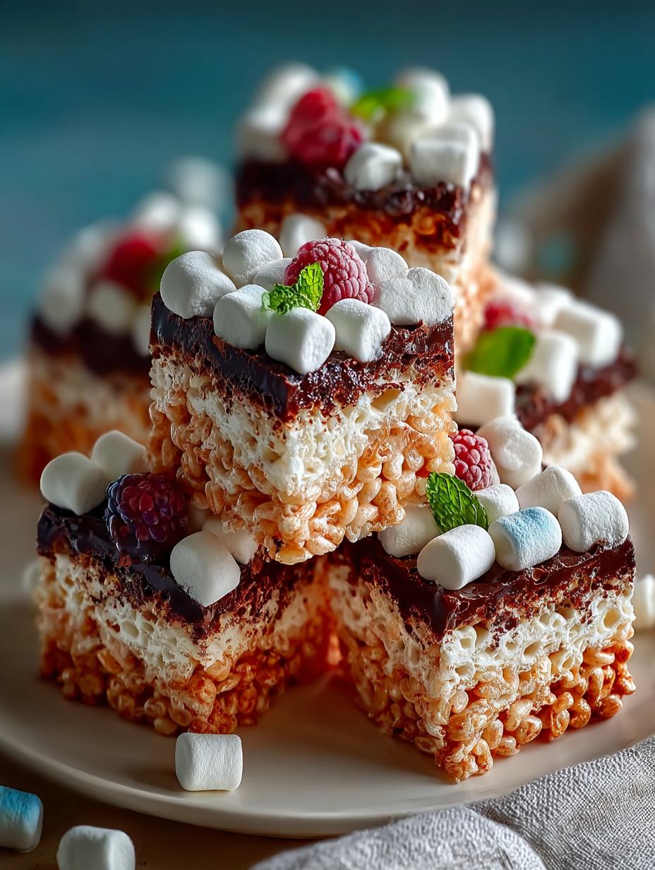 Berry Marshmallow Crispy Treats