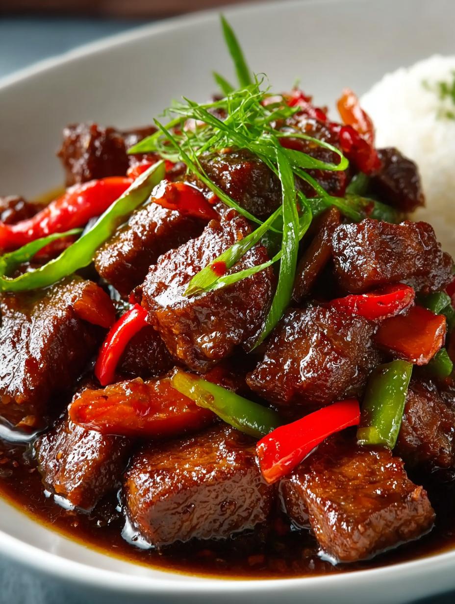 Savory Black Pepper Beef Ready in 30 Minutes - Black Pepper Beef - additional detail