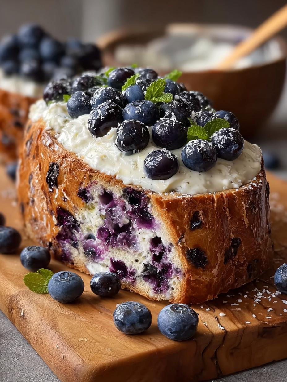 Delicious Blueberry Cream Cheese Sourdough Recipe - Blueberry Cream Cheese Sourdough - additional detail