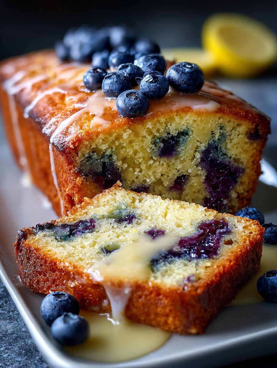 Delicious Blueberry Lemon Loaf Cake Recipe to Savor - Blueberry Lemon Loaf Cake - main visual representation