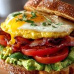 Breakfast Sandwich with Avocado
