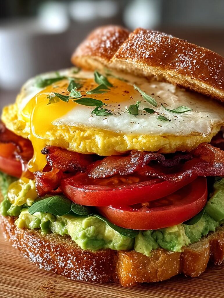 Breakfast Sandwich with Avocado