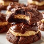 Buckeye Brownie Cookies
