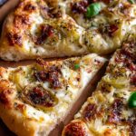 Caramelized Leek Pizza with