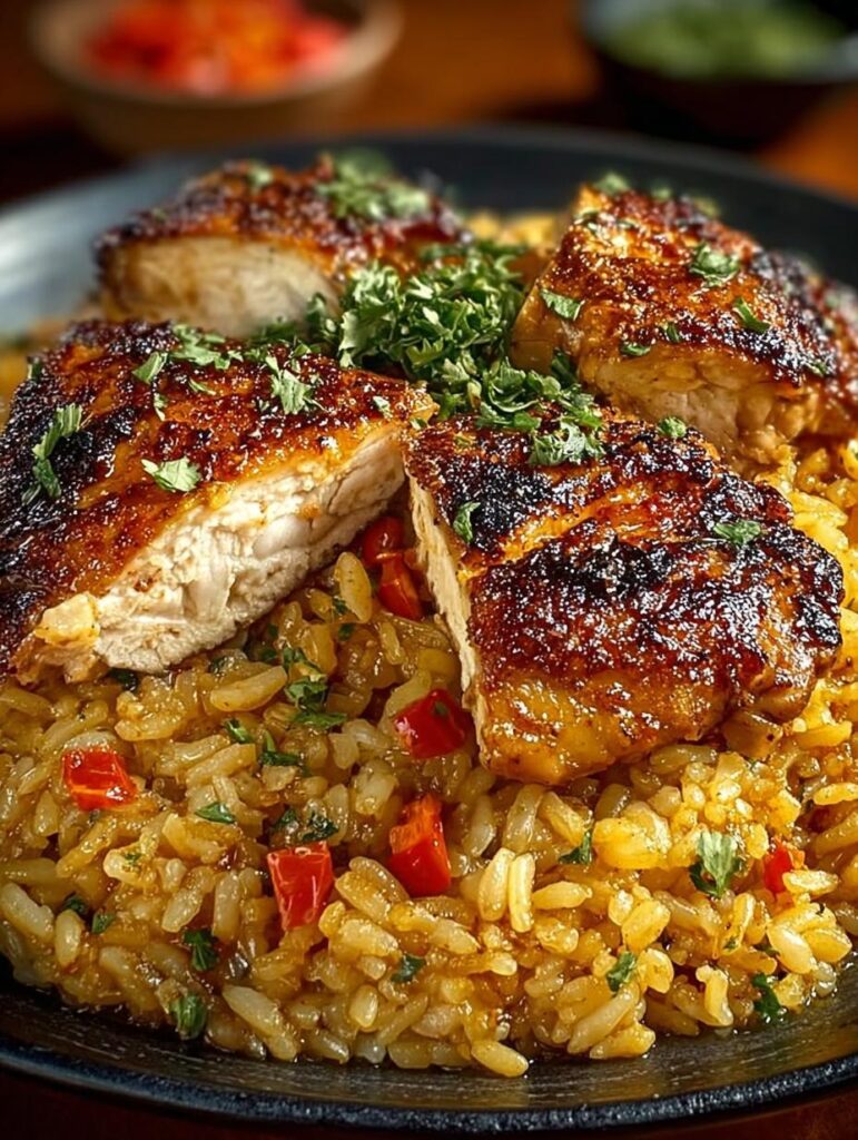 Caribbean Chicken Rice One