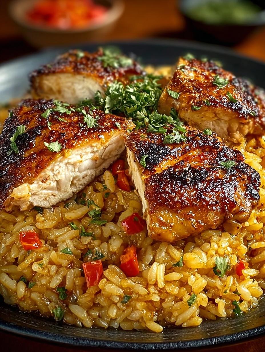 Caribbean Chicken Rice One