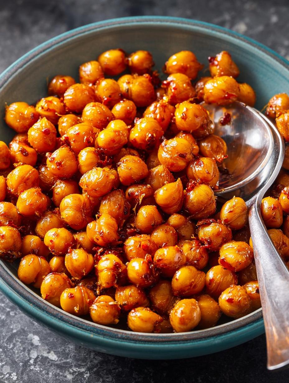 Chili Crisp Chickpeas