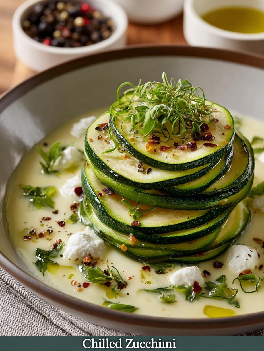 Chilled Zucchini: 5 Refreshing Recipes for Summer 5 Chilled Zucchini: 5 Refreshing Recipes for Summer - Chilled Zucchini - main visual representation