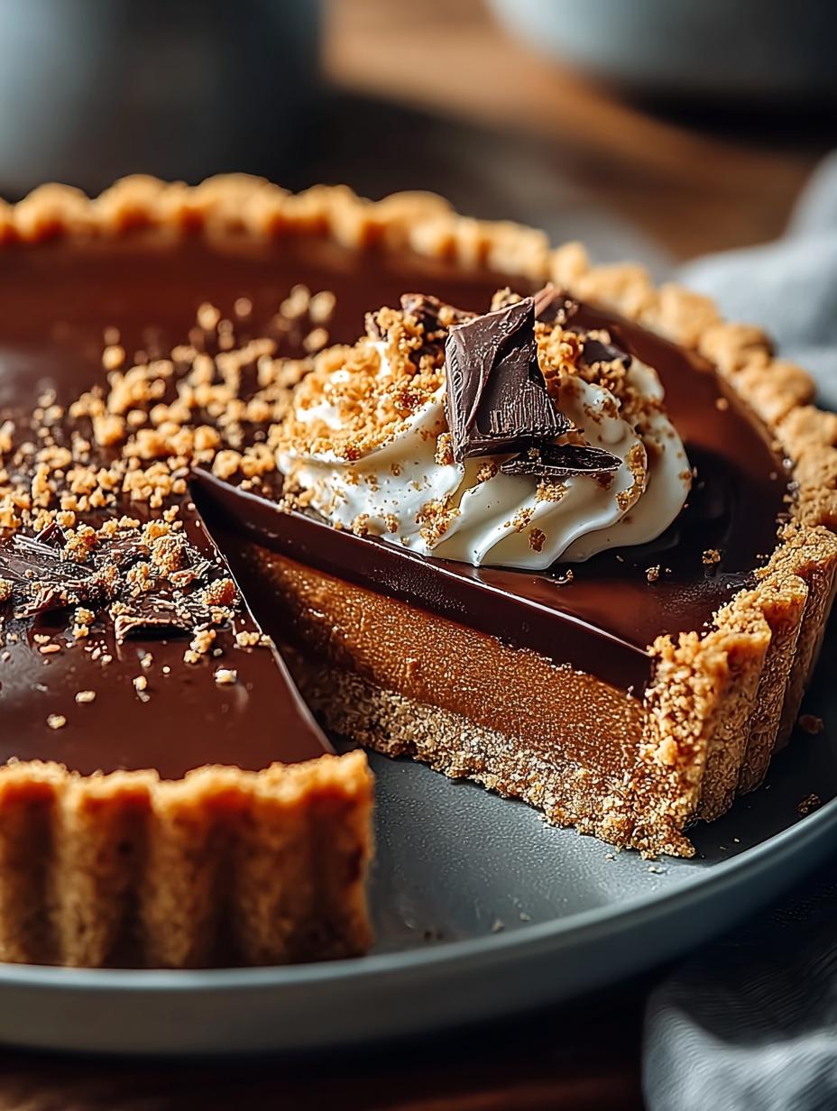 Chocolate Biscoff Tart