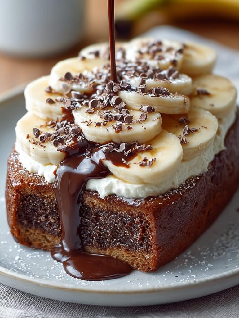 Chocolate Cream Cheese Banana