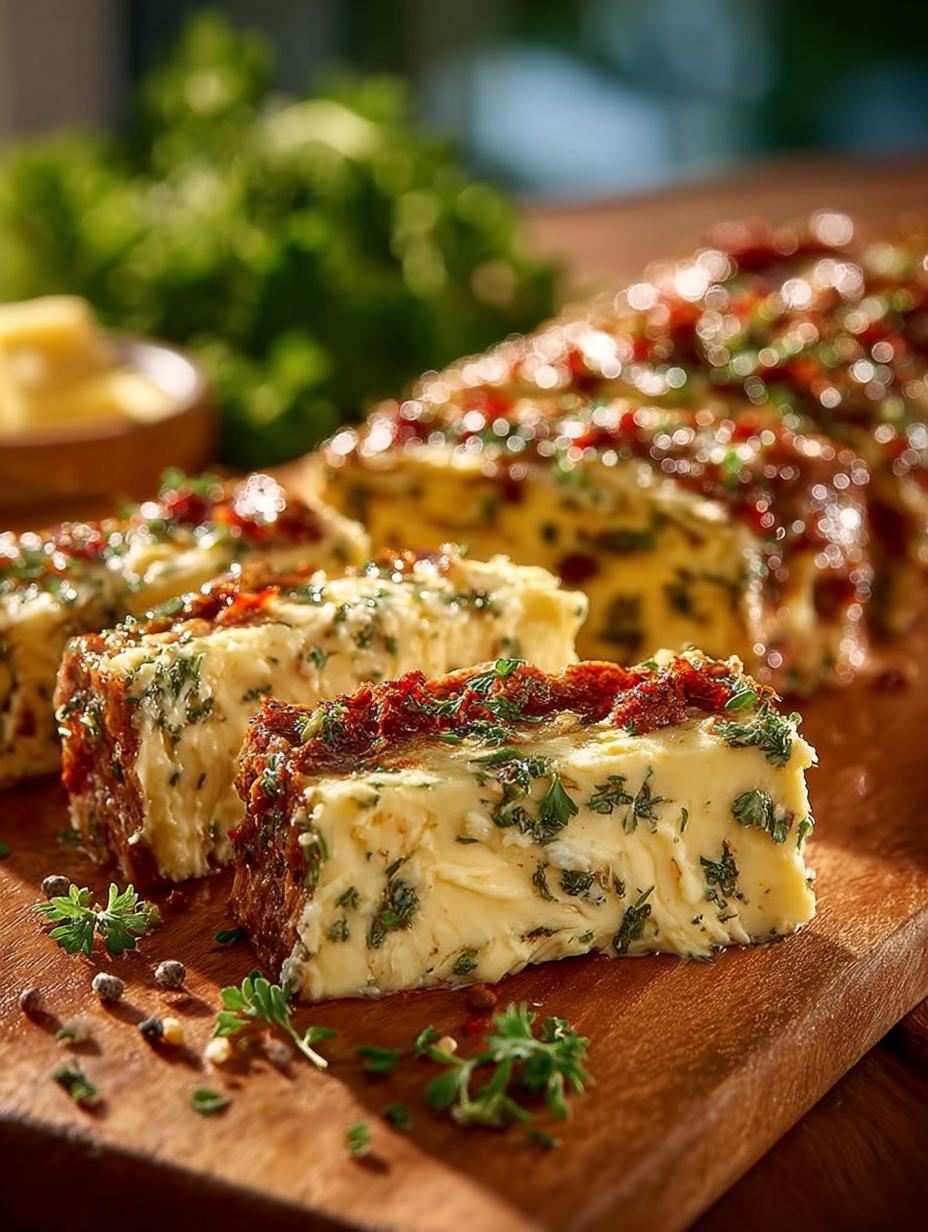 Irresistible Cowboy Butter spread on grilled steak with fresh herbs