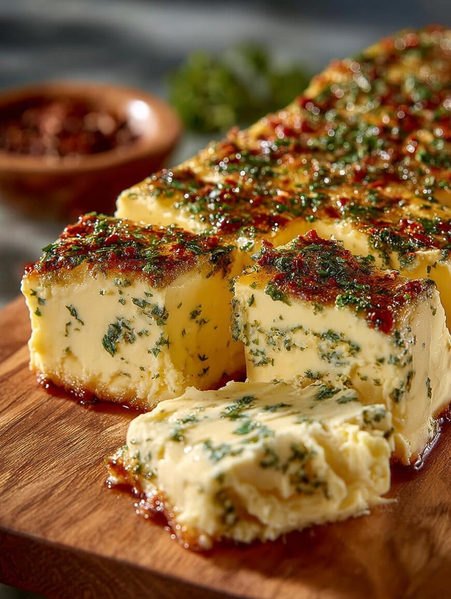 Ultimate Cowboy Butter served with warm bread and grilled vegetables