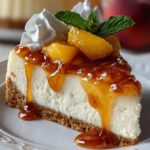 Creamy Peach Delight Cheesecake