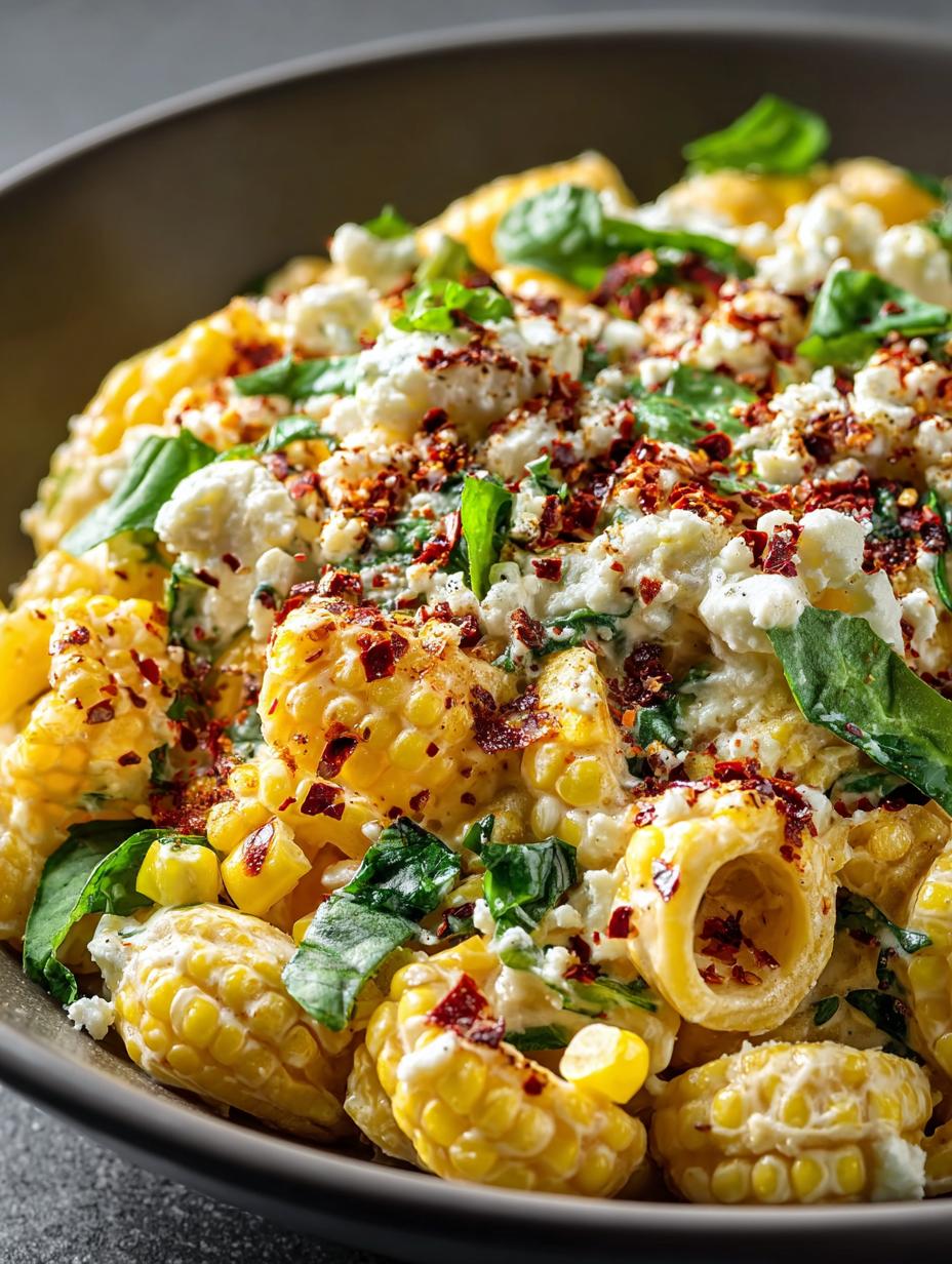 Creamy Street Corn Pasta