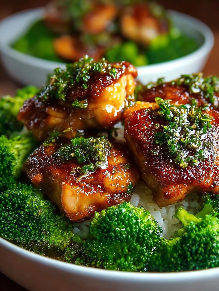 Crispy Chicken Thighs with Broccoli in 25 Minutes - Crispy Chicken Thighs with - additional detail