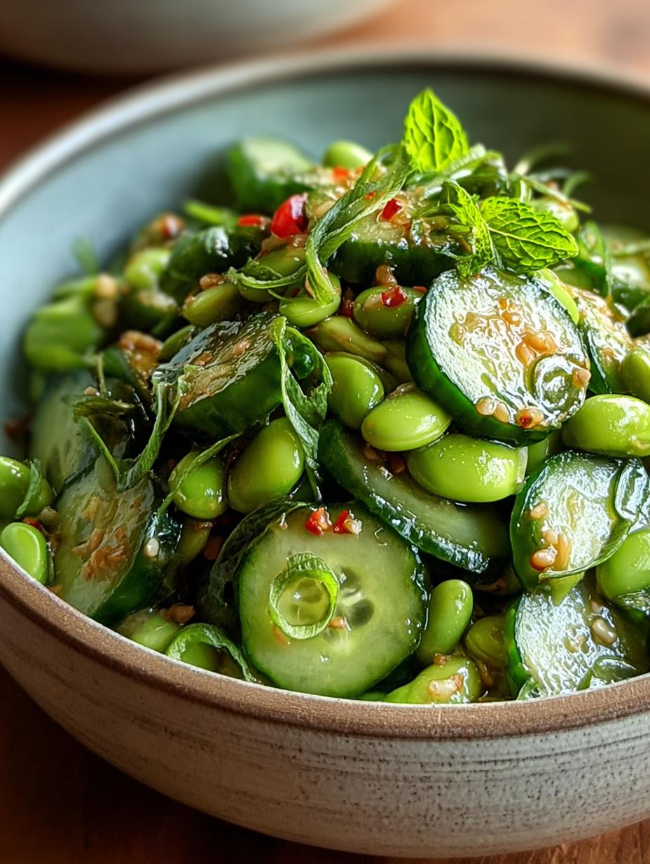 Crispy Cucumber Edamame Salad: 5 Refreshing Variations - Crispy Cucumber Edamame Salad - main visual representation