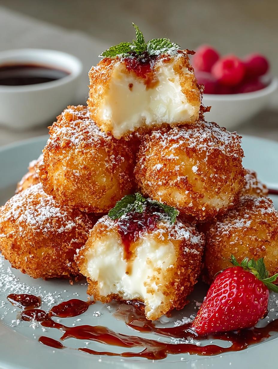 Crispy Fried Cheesecake Bites: 5 Irresistible Treats 5 Crispy Fried Cheesecake Bites: 5 Irresistible Treats - Crispy Fried Cheesecake Bites - main visual representation