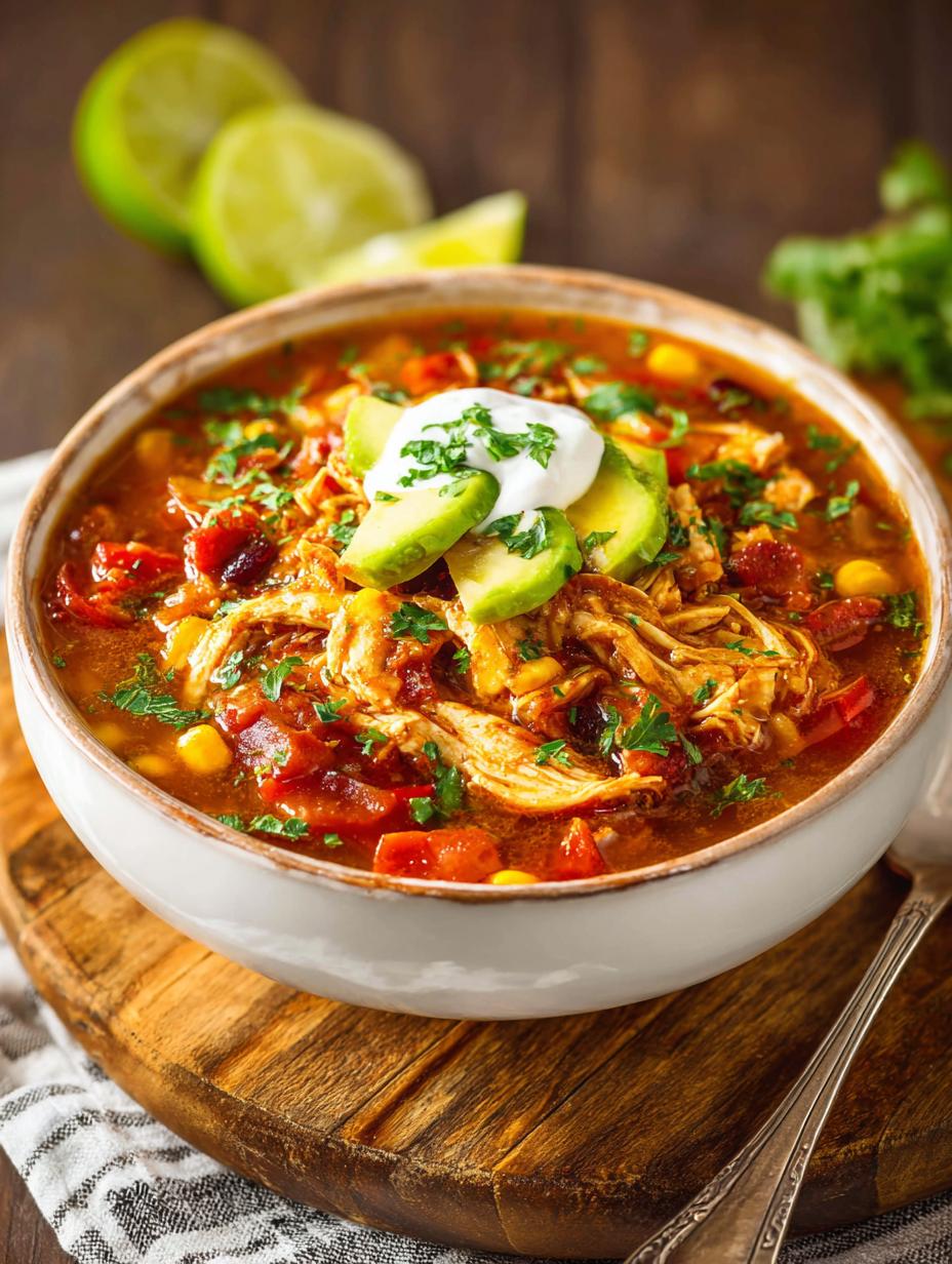 7 Reasons You'll Love Crockpot Chicken Enchilada Soup - Crockpot Chicken Enchilada Soup - additional detail