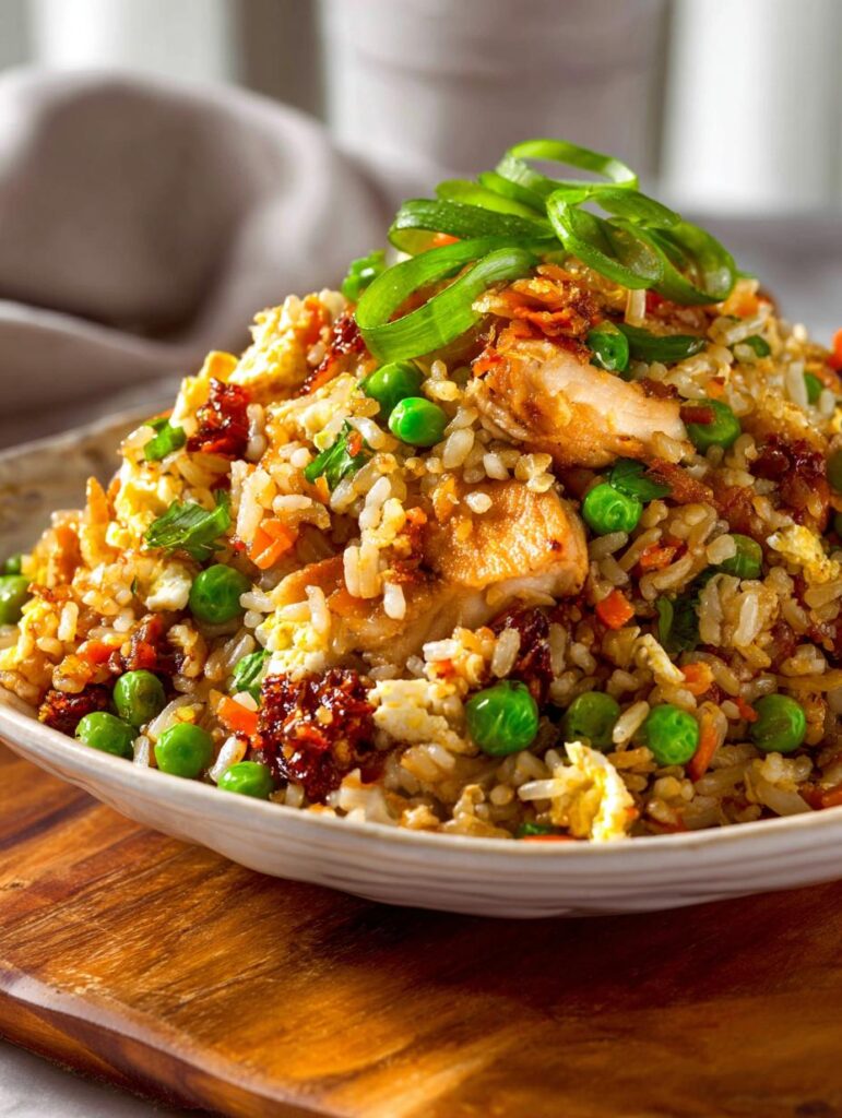 Crockpot Chicken Fried Rice