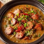 Crockpot Chicken Sausage Gumbo
