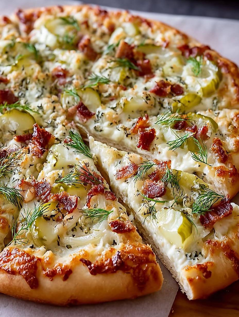 Dill Pickle White Pizza: 7 Flavorful Reasons to Try It 5 Dill Pickle White Pizza: 7 Flavorful Reasons to Try It - Dill Pickle White Pizza - main visual representation