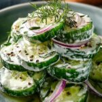Dill Yogurt Cucumber Salad