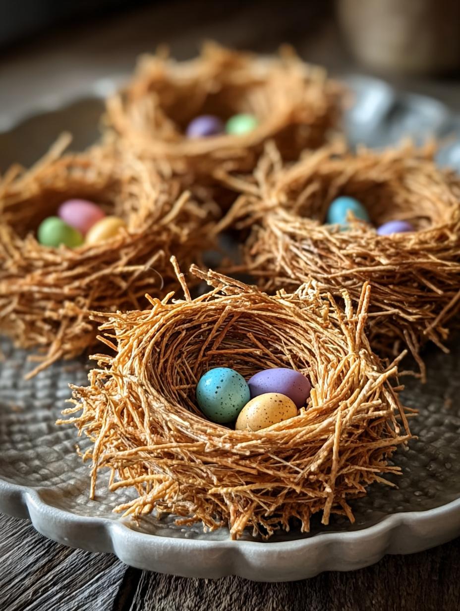 Easter Springtime Bird Nests: 12 Sweet Treats for Family Fun - Easter Springtime Bird Nests - additional detail