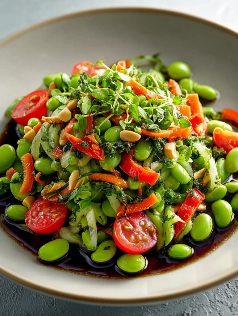 Edamame Salad with Peanut