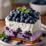 Fluffy Blueberry Chiffon Cake