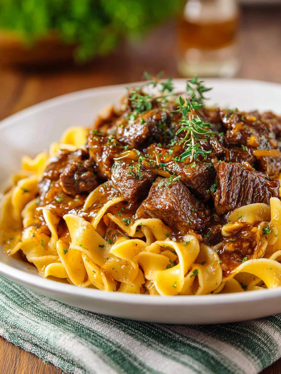 Delicious French Onion Beef Noodles for Cozy Nights 5 Delicious French Onion Beef Noodles for Cozy Nights - French Onion Beef Noodles - main visual representation