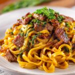 French Onion Beef Noodles