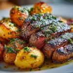 Garlic Butter Beef Potatoes