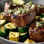Garlic Butter Steak Zucchini