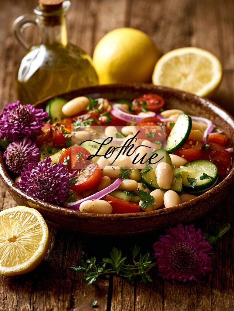 Greek Bean Salad with
