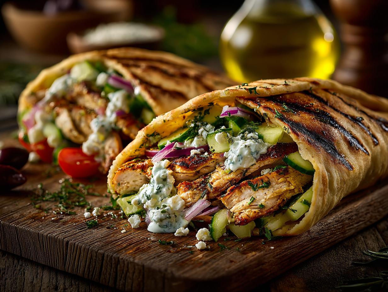Delicious Greek Chicken Flatbreads for Easy Dinner - Greek Chicken Flatbreads - additional detail