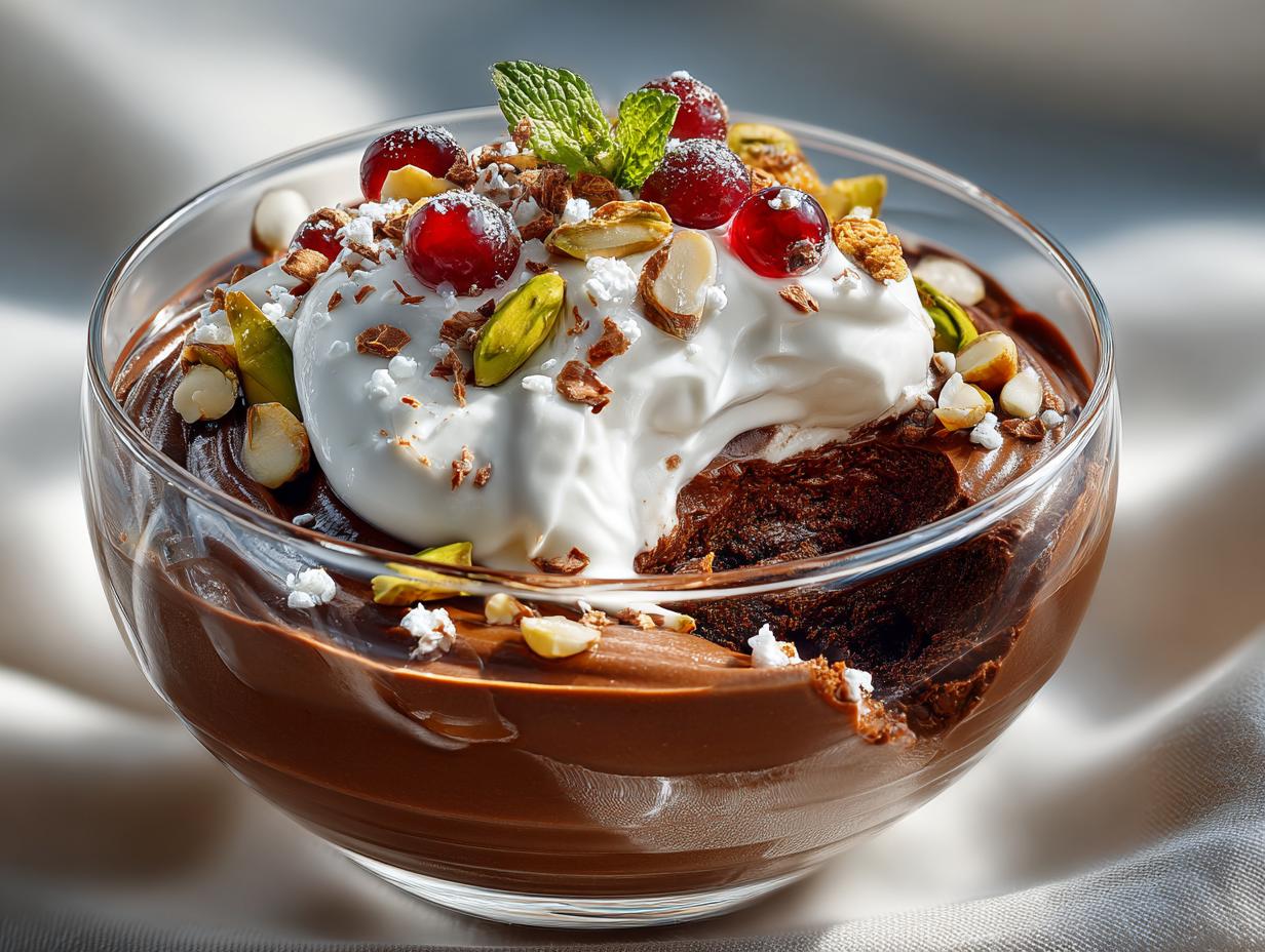Indulge in 5-Star Greek Yogurt Chocolate Mousse - Greek Yogurt Chocolate Mousse - additional detail