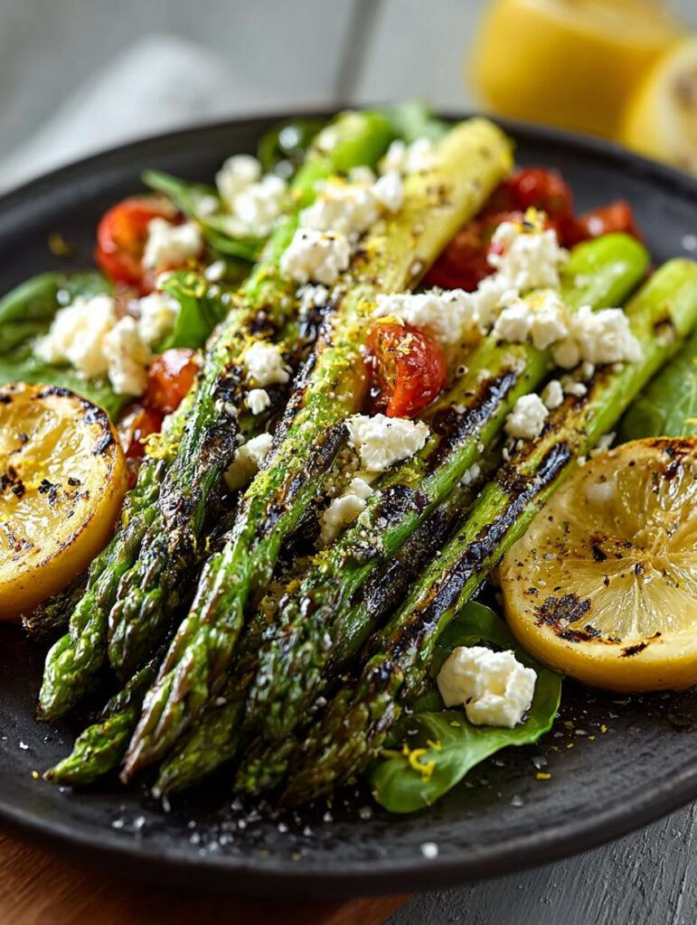 Grilled Asparagus Salad with