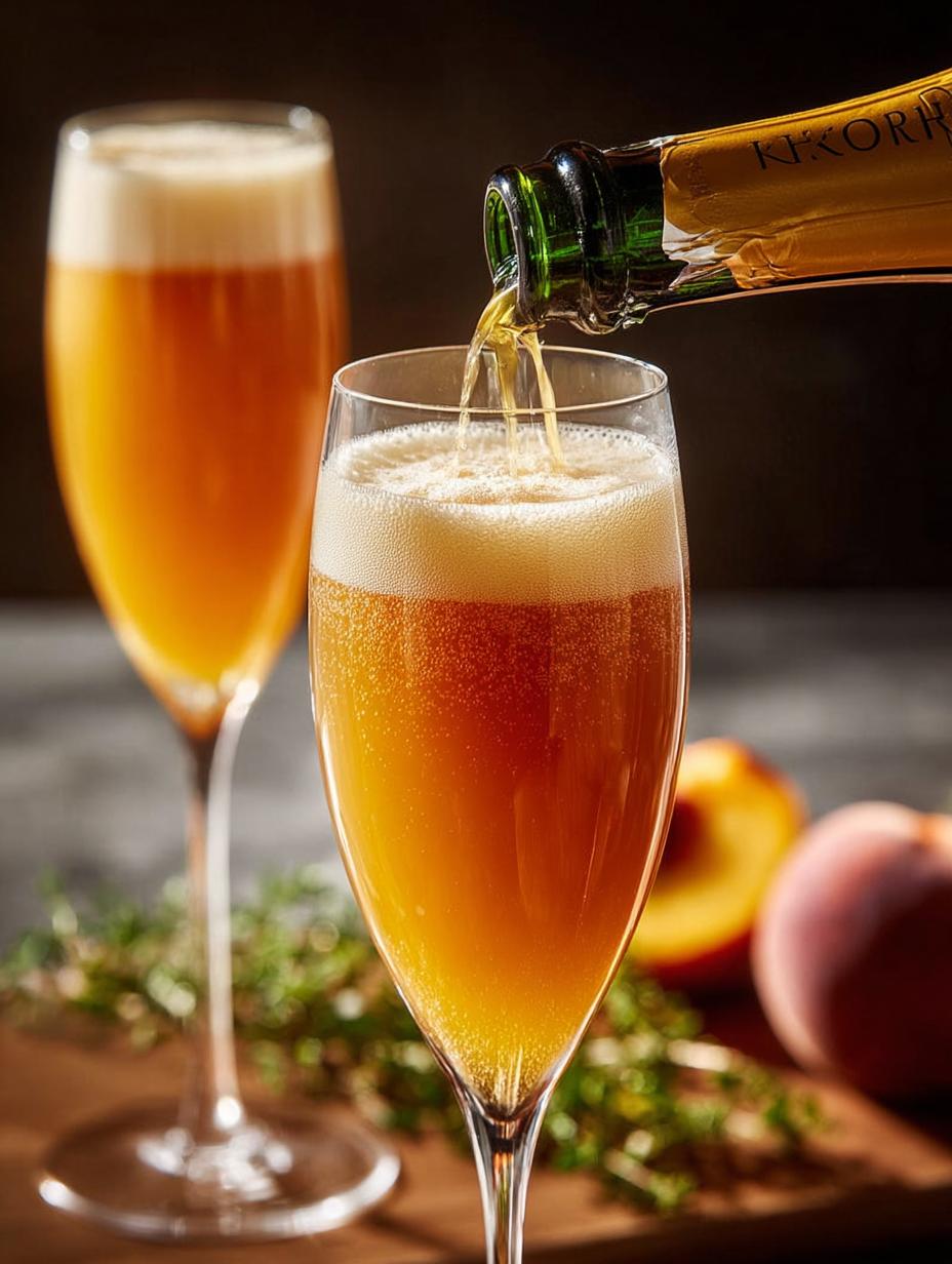 Hot Honey Peach Bellini: 5 Irresistible Sips - Hot Honey Peach Bellini - additional detail