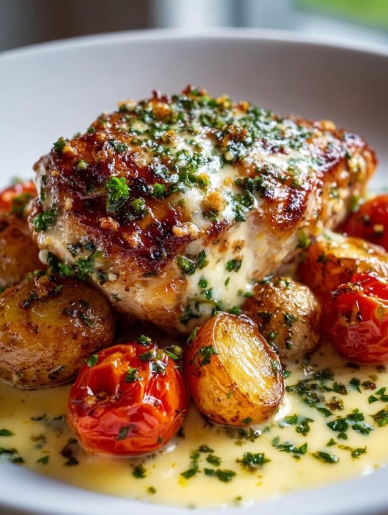 Irresistible Garlic Parmesan Crockpot