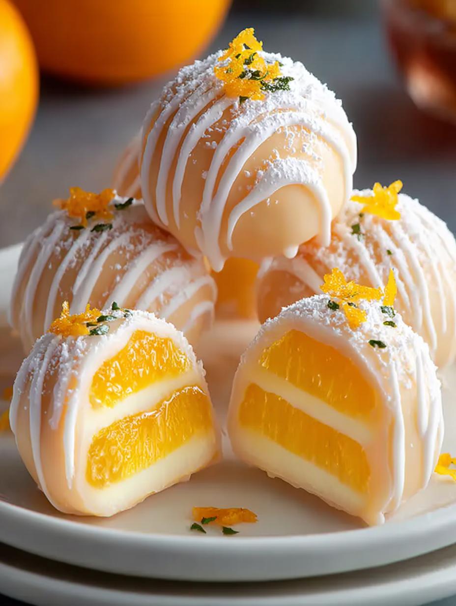 Irresistible Orange Creamsicle Truffles