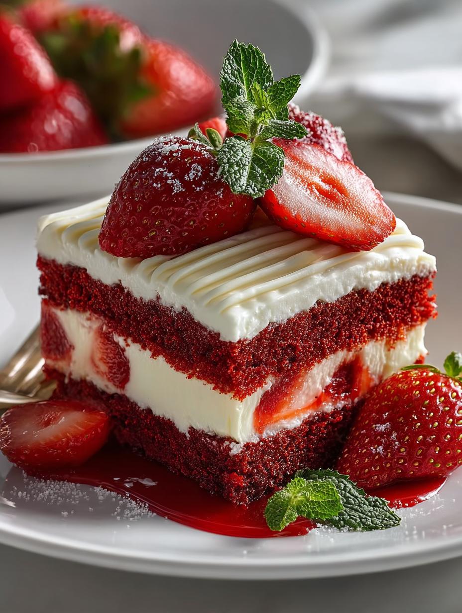 Irresistible Red Velvet Strawberry